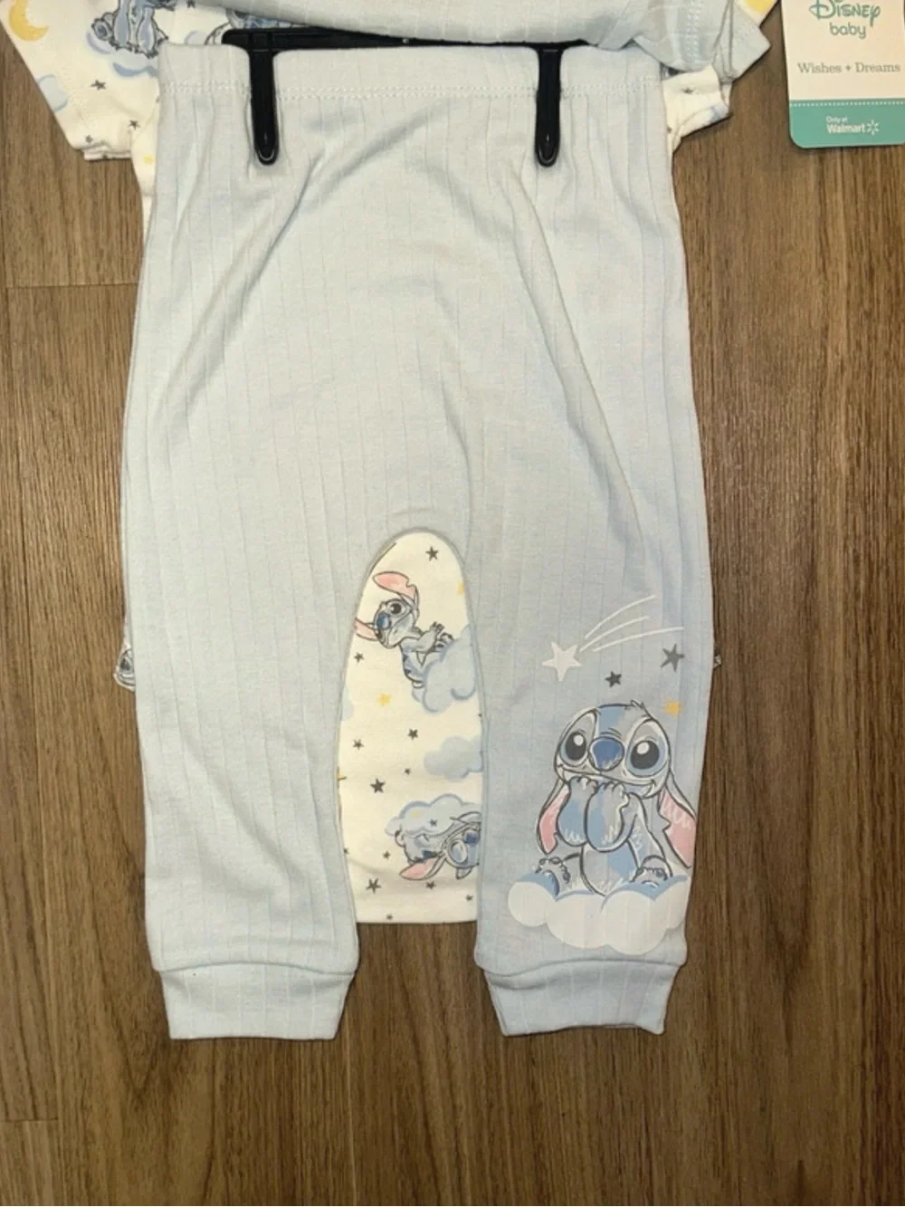 Disney Blue Stitch Short-Sleeve One-Piece (4-Pack Bundle) Size 12 Months